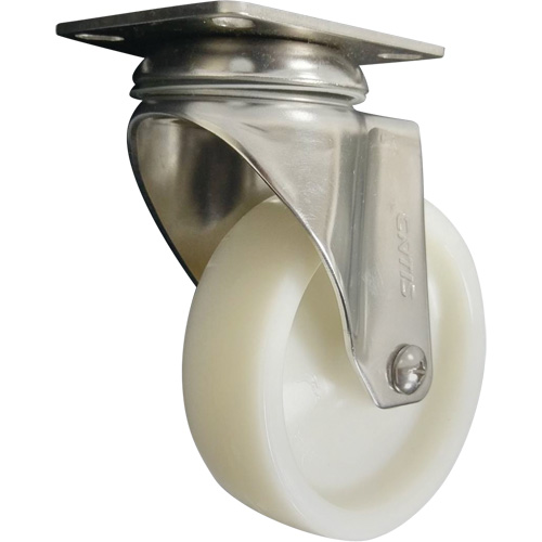 Caster, Swivel, 4" (101.6 mm), Nylon, 200 lbs. (91 kg.) Waymarc Industries Inc