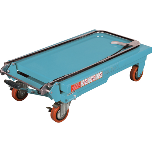 Heavy-Duty Hydraulic Scissor Lift Table, 27-1/2" L x 17-3/4" W, Steel, 330 lbs. Capacity Waymarc Industries Inc