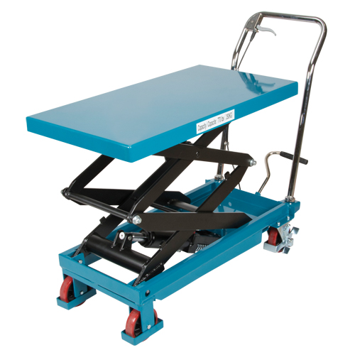 Heavy-Duty Hydraulic Scissor Lift Table, 35-3/4" L x 19-3/4" W, Steel, 770 lbs. Capacity Waymarc Industries Inc