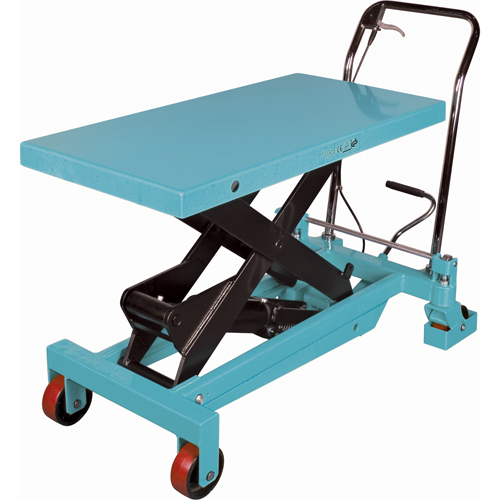 Table &eacute;l&eacute;vatrice robuste &agrave; ciseaux hydraulique, 40" lo x 20-1/8" la, Acier, Capacit&eacute; 2200 lb Waymarc Industries Inc