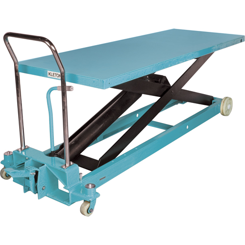Table &eacute;l&eacute;vatrice robuste &agrave; ciseaux hydraulique, 80-1/8" lo x 29-1/2" la, Acier, Capacit&eacute; 2200 lb Waymarc Industries Inc