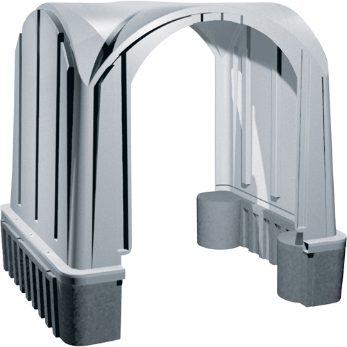 Outdoor Poly Shelters, 2 Walls, 7' L x 6' W x 7' H Waymarc Industries Inc