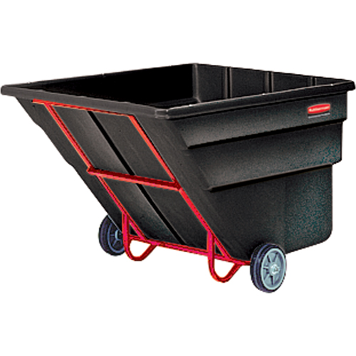 Chariot basculeur en acier, Poly&eacute;thyl&egrave;ne, 2 vg³, Capacit&eacute; de charge de 2300 lb Waymarc Industries Inc