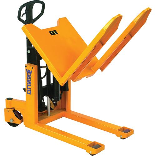 Ergonomic Pallet Tilter, 90° Tilt, 2200 lbs. Capacity, 51-2/3" L x 21-1/2" W x 44-1/4" H Waymarc Industries Inc