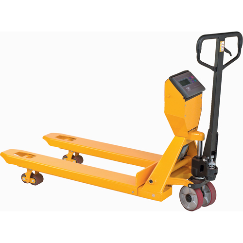 Digital Scale Pallet Truck, 27.5" L x 27.5" W, 5000 lbs. Cap. Waymarc Industries Inc