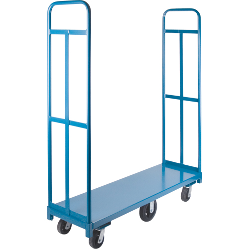 Chariot &agrave; plateforme U-Boat, 60" lo x 18" la x Capacit&eacute; 1500 lb, Roues en Caoutchouc Waymarc Industries Inc
