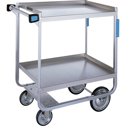 Heavy-Duty U Frame Carts, 2 Tiers, 19-3/8" W x 34-1/2" H x 32-5/8" D, 700 lbs. Capacity Waymarc Industries Inc