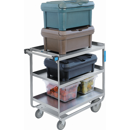 Heavy-Duty U Frame Carts, 3 Tiers, 19" W x 34-1/2" H x 33" D, 700 lbs. Capacity Waymarc Industries Inc