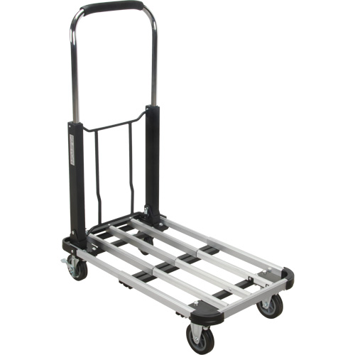 Chariots &agrave; plateforme pliants, Aluminium, 300 lb, 28" lo x 16" la, Hauteur 32" Waymarc Industries Inc