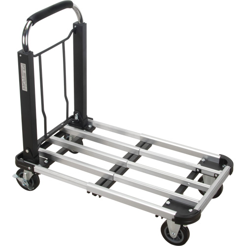 Chariots &agrave; plateforme pliants, Aluminium, 300 lb, 28" lo x 16" la, Hauteur 32" Waymarc Industries Inc