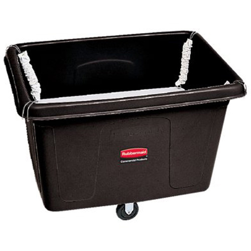 Chariot conteneur avec plateforme sur ressorts, Poly&eacute;thyl&egrave;ne, 44-1/16" lo x 31" la x 32-1/2" h, Volume 14 pi³, Capacit&eacute; 500 lb Waymarc Industries Inc