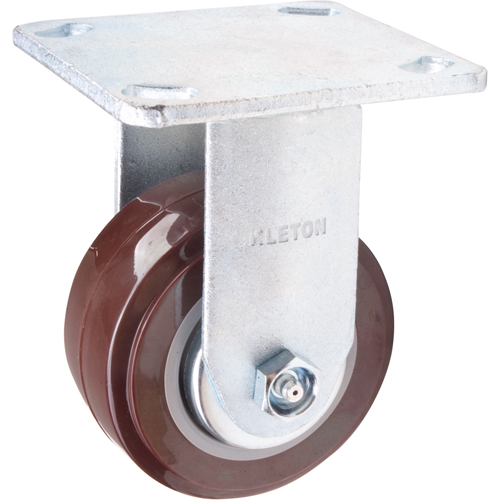 Caster, Rigid, 4" (101.6 mm), Polyurethane, 550 lbs. (249.5 kg.) Waymarc Industries Inc