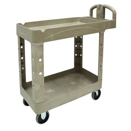 Chariot utilitaire robuste - 4500-88, 2 tiers, 17-1/8" x 33-1/4" x 39", Capacit&eacute; 500 lb Waymarc Industries Inc