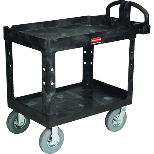 Chariot utilitaire robuste, 2 tiers, 25-1/4" x 37-1/8 x 36-3/8", Capacit&eacute; 500 lb Waymarc Industries Inc