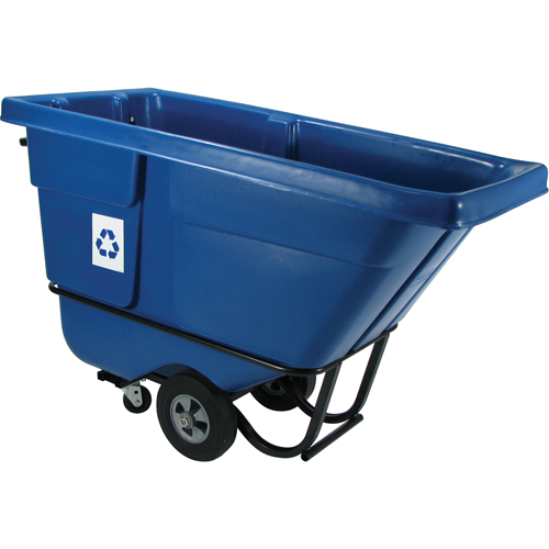 Tilt Truck, Polyethylene, 1/2 cu. yd., 850 lbs. Load Capacity Waymarc Industries Inc