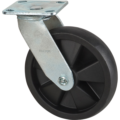 Roulettes haute temp&eacute;rature, Pivotant, 8" (203,2 mm), Nylon, 1000 lb (453 kg) Waymarc Industries Inc
