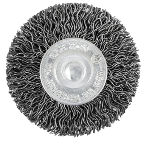 105-2 Shaft Mounted Crimped Radial Brush, 2", .02" Fill Waymarc Industries Inc