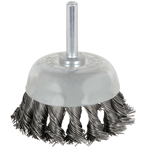 8046 Shaft Mounted Knot Twisted Cup Brush, 1-1/8" Dia. Waymarc Industries Inc