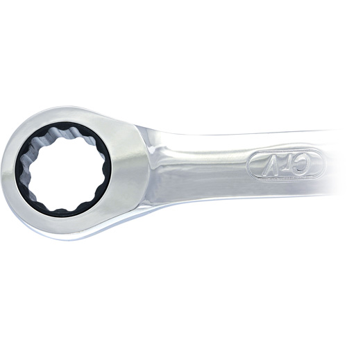Cl&eacute; mixte &agrave; cliquet &agrave; motif long non r&eacute;versible, 19 mm, Fini Ordinaire Waymarc Industries Inc