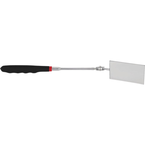 Large Face Telescopic Mirror, 2-1/8" H x 3-3/8" W, Rectangular, 11" - 15-1/2" Handle Waymarc Industries Inc
