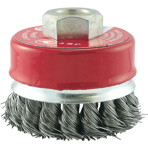 CKB2201T Knotted Cup Brush, 2-3/4" Dia. x 5/8"-11 Arbor Waymarc Industries Inc