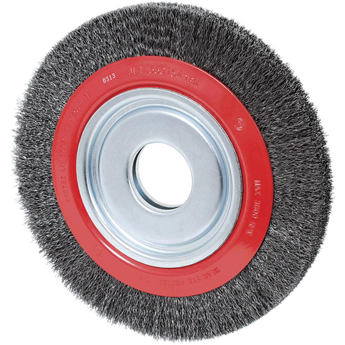 Disque &agrave; fils cr&ecirc;p&eacute;s, 8" dia., Fils 0,007", Arbre 1/2"/2"/5/8" Waymarc Industries Inc