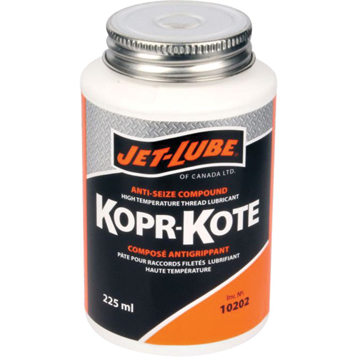 Compos&eacute; pour les colliers de forage et joints doutillage sur les chantiers p&eacute;trolif&egrave;res Kopr-Kote, 225 ml, Canette &agrave; dessus brosse, 450°F (232°C) Temp max. Waymarc Industries Inc