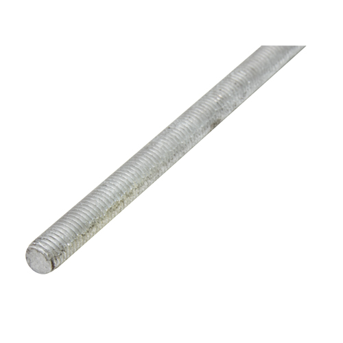 Threaded Rod, 1/4"-20, 36" L, Galvanized, Grade 2 Grade Waymarc Industries Inc