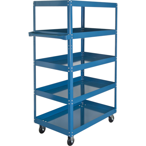 Shelf Carts , 5 Tiers, 18" W x 61" H x 30" D, 900 lbs. Capacity Waymarc Industries Inc