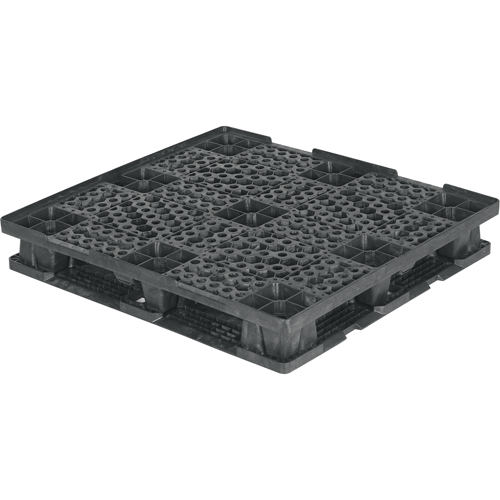 Double Deck Stackable Pallets, 4-Way Entry, 48-7/10" L x 45.7" W x 7-1/2" H Waymarc Industries Inc