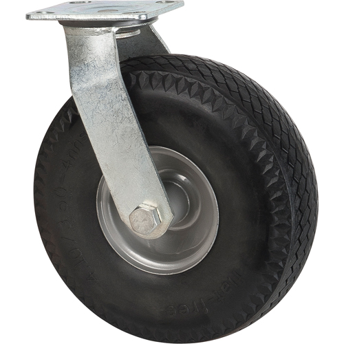 Flat-Free Casters, Swivel, 10" (254 mm), Flat-Free, 300 lbs. (136 kg.) Waymarc Industries Inc