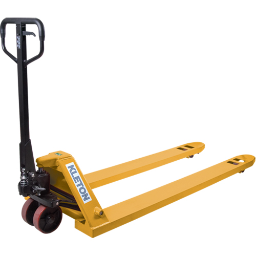Long Fork Manual Pallet Truck, Steel, 72" L x 27" W, 5500 lbs. Capacity Waymarc Industries Inc