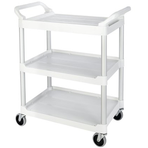 Service Utility Cart, 3 Tiers, 33" x 37" x 18", 200 lbs. Capacity Waymarc Industries Inc