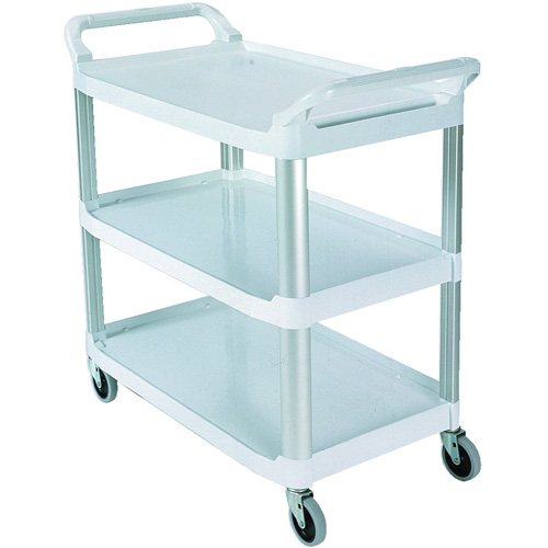 Open-Sided Shelf Cart, 3 Tiers, 40" x 37" x 20", 300 lbs. Capacity Waymarc Industries Inc