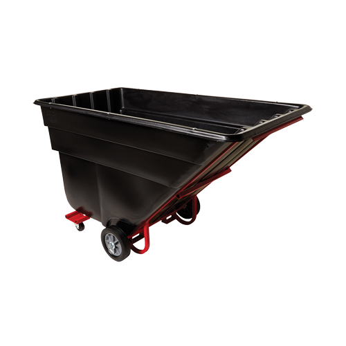 Tilt Truck, Polyethylene, 1-1/2 cu. yd., 1200 lbs. Load Capacity Waymarc Industries Inc