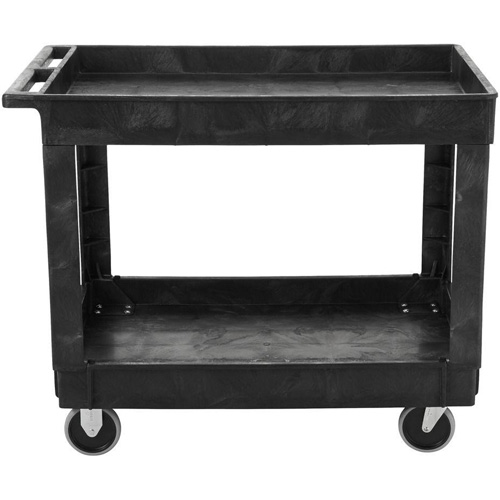Chariot utilitaire avec poign&eacute;e, 2 tiers, 40" x 32-1/4" x 24", Capacit&eacute; 500 lb Waymarc Industries Inc