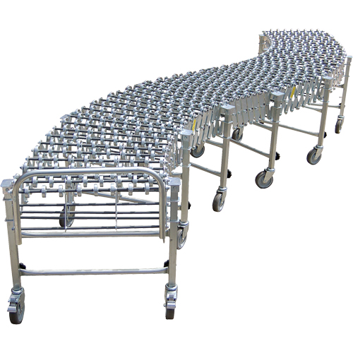 Convoyeurs extensibles/flexibles, 30" la x 12' 2" lo, Capacit&eacute; de 376 lb par pi lin. Waymarc Industries Inc