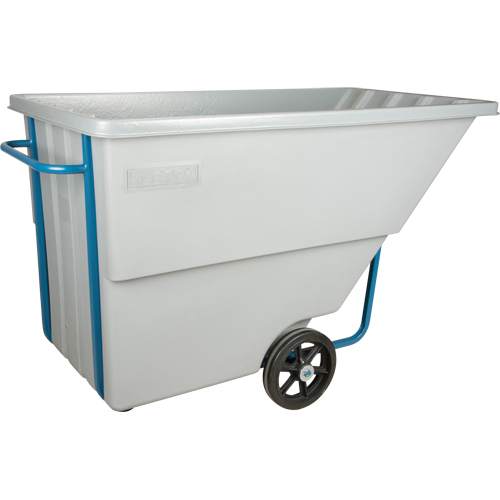 Tilt Truck, Polyethylene, 1.1 cu. yd., 1250 lbs. Load Capacity Waymarc Industries Inc