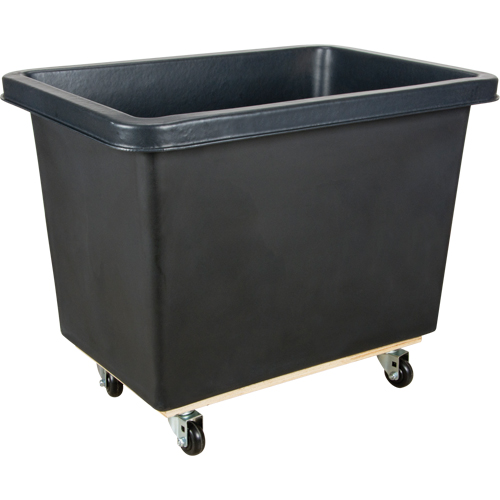 Chariot-caisse en &agrave; parois effil&eacute;es, Poly&eacute;thyl&egrave;ne, 37" lo x 26" la x 30" h, Volume 9 pi³, Capacit&eacute; 500 lb Waymarc Industries Inc