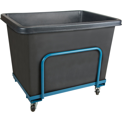 Tapered Wall Box Truck, Polyethylene, 43" L x 30" W x 33" H, 16 cu. ft. Volume, 800 lbs. Capacity Waymarc Industries Inc