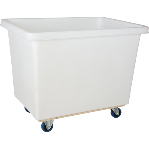 Chariot-caisse en &agrave; parois effil&eacute;es, Poly&eacute;thyl&egrave;ne blanc, 43" lo x 30" la x 34" h, Volume 16 pi³, Capacit&eacute; 600 lb Waymarc Industries Inc