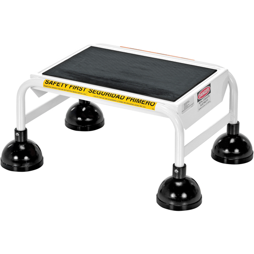 Stop-Step Ladders, 1 Steps, 16" Step Width, 9-9/16" Platform Height, Steel Waymarc Industries Inc
