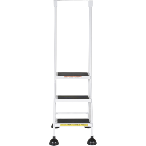 &eacute;chelles Stop-Step, 3 marches, Largeur de la marche 16", Hauteur de la plateforme 28-11/16", Acier Waymarc Industries Inc