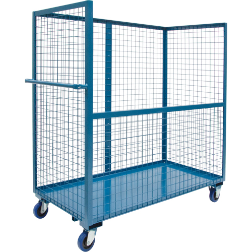 Chariot grillag&eacute; pour transport , Acier, 24" x 55" x 36", Capacit&eacute; 2400 lb Waymarc Industries Inc