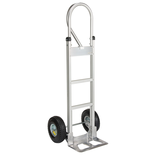 Diable d&eacute;mont&eacute;, Prise En P, Aluminium, Hauteur de 52-1/8", Capacit&eacute; 500 lb Waymarc Industries Inc