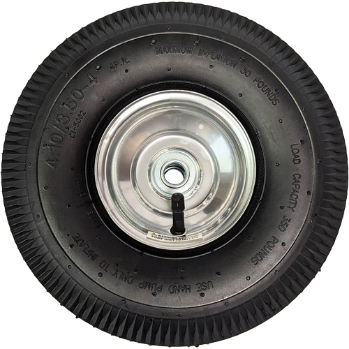 Roue pneumatique de rechange pour diable, 10" (254 mm), Capacit&eacute; de 350 lb Waymarc Industries Inc
