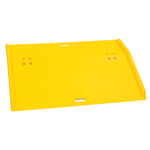 Portable Poly Hand Truck Dock Plate, 750 lbs. Load Capacity, 36" L x 48" W x 5" H Waymarc Industries Inc