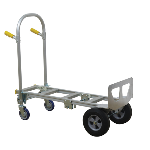 SPTN-JR-T18-SR Spartan Jr. Convertible Hand Truck, Aluminum, 1000 lbs. Capacity Waymarc Industries Inc