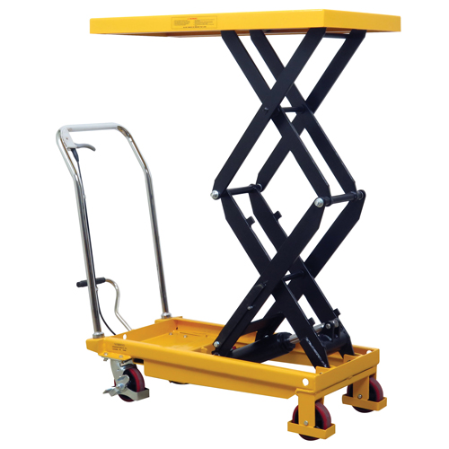 Table &eacute;l&eacute;vatrice &agrave; ciseaux hydraulique, 19,5" lo x 35,5" la/35-1/2" lo x 19-1/2" la, Acier, Capacit&eacute; 770 lb Waymarc Industries Inc