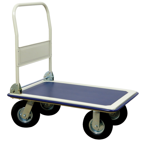 Chariot &agrave; plateforme avec poign&eacute;e pliante, Acier, 660 lb, 35" lo x 23" la, Hauteur 43,5" Waymarc Industries Inc